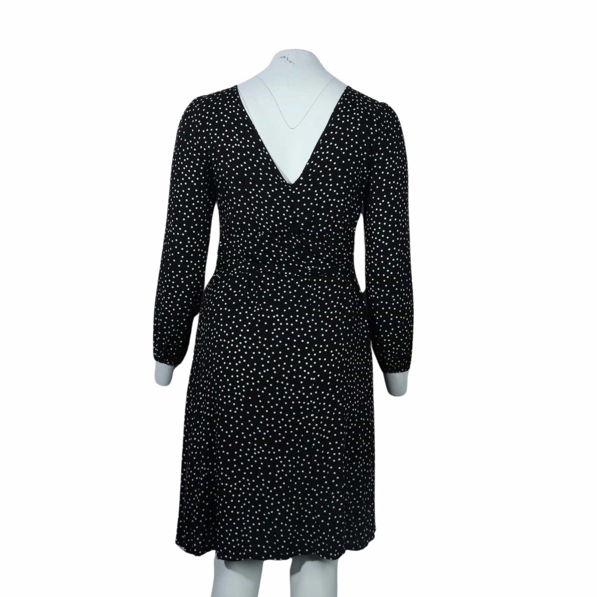 BRANDS & BEYOND Womens Dress M / Multi-Color Polkadot long sleeve dress