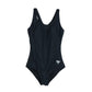 BRANDS & BEYOND Womens Swimwear XL / Black Basic One Piece Swimsuit