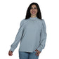 BRANDS & BEYOND Womens Tops M / Grey Crew Neck Blouse