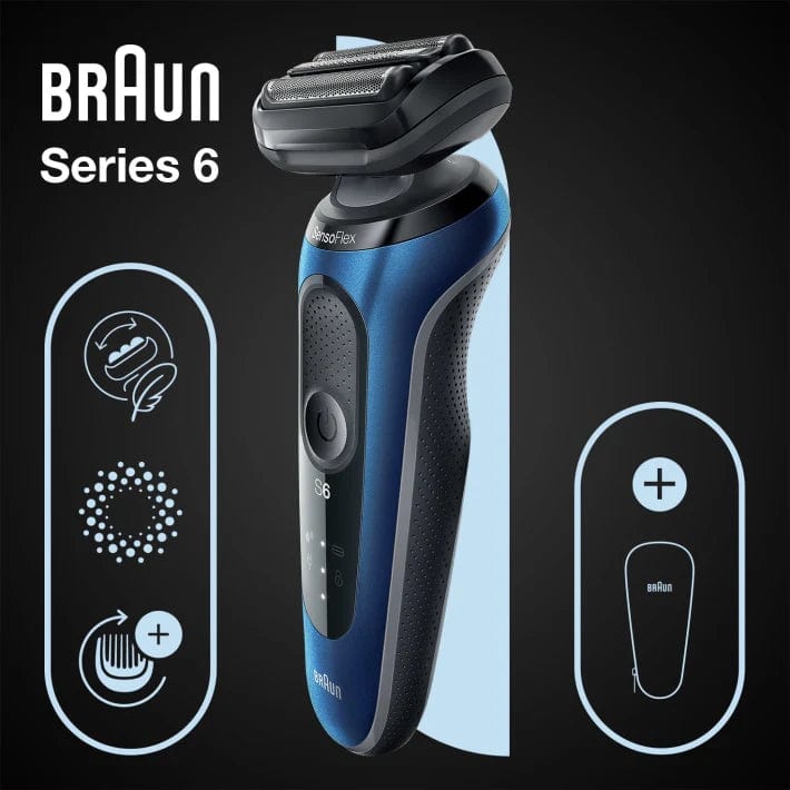 BRAUN Shaving & Hair Removal BRAUN - Series 6 61-B1000s Wet & Dry Shaver With Travel Case