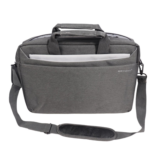 BRINCH Laptops & Accessories Grey BRINCH - Pocketed Laptop Bag