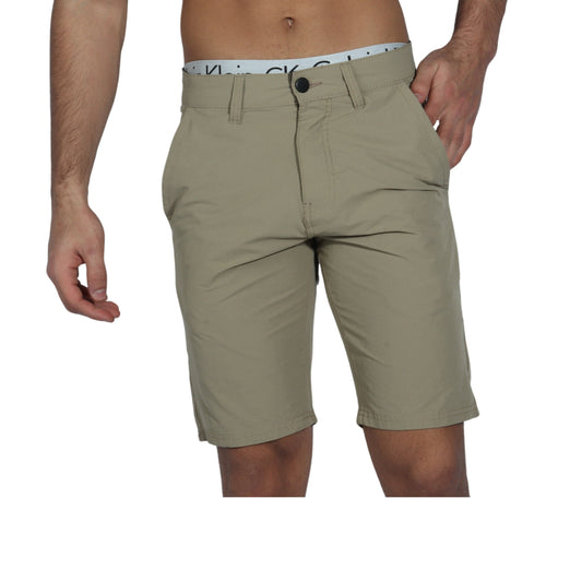 BURNSIDE Mens Bottoms S / Beige BURNSIDE - Pull Over Shorts