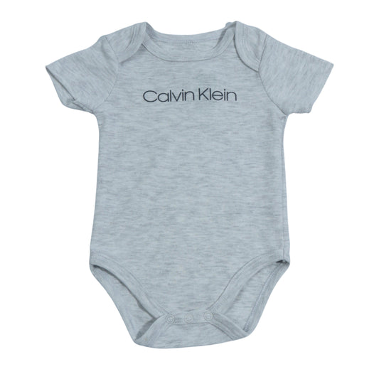 CALVIN KLEIN Baby Boy 3-6 Month / Light Grey CALVIN KLEIN - BABY - CALVIN KLEIN Printed Bodysuit