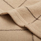 CALVIN KLEIN Blankets King / Beige CALVIN KLEIN - Home Golden Vines Classic Plaid Blanket