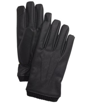 CALVIN KLEIN Gloves & Earmuffs XL / Black CALVIN KLEIN -  Lined Driving Gloves