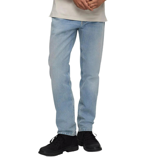 CALVIN KLEIN Mens Bottoms L / Blue CALVIN KLEIN - Mens Straight Fit Light Wash Slim Jeans