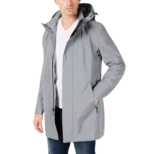 CALVIN KLEIN Mens Jackets Calvin Klein - Men's Slim-Fit Reflective Raincoat