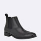 CALVIN KLEIN Mens Shoes 39.5 / Black CALVIN KLEIN - Donto Slip-on Pointy Toe Boots