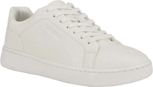 CALVIN KLEIN Mens Shoes 41 / White CALVIN KLEIN -  Falconi Leather Sneakers