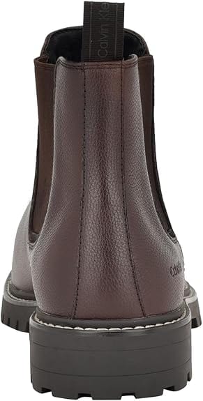 CALVIN KLEIN Mens Shoes 41.5 / Brown CALVIN KLEIN - Letrel Chelsea Boot