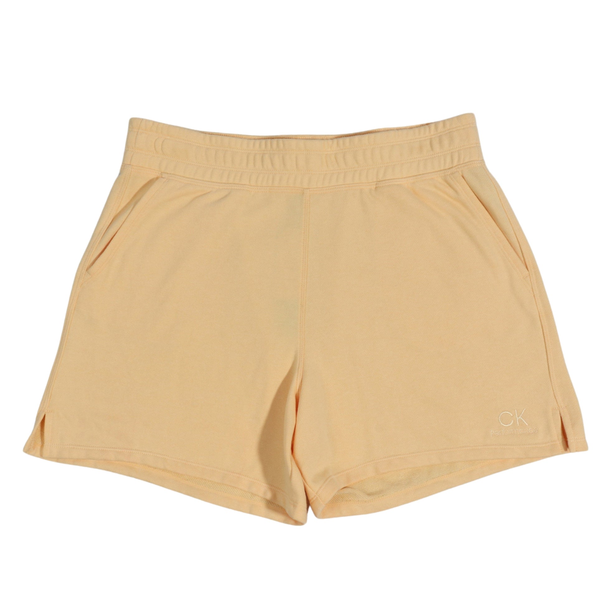 CALVIN KLEIN Womens Bottoms M / Orange CALVIN KLEIN - Elastic Waist Shorts