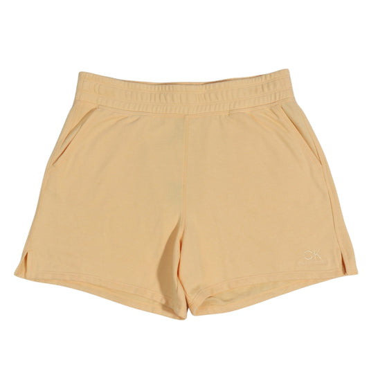 CALVIN KLEIN Womens Bottoms M / Orange CALVIN KLEIN - Elastic Waist Shorts