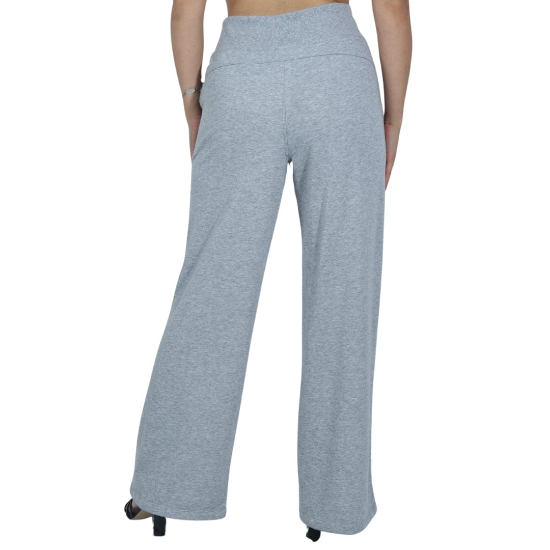 CALVIN KLEIN Womens Bottoms S / Grey CALVIN KLEIN - High Rise Wide Leg Sweatpants