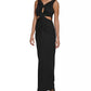 CALVIN KLEIN Womens Dress CALVIN KLEIN - V-Neck Cut-Out Evening Dress