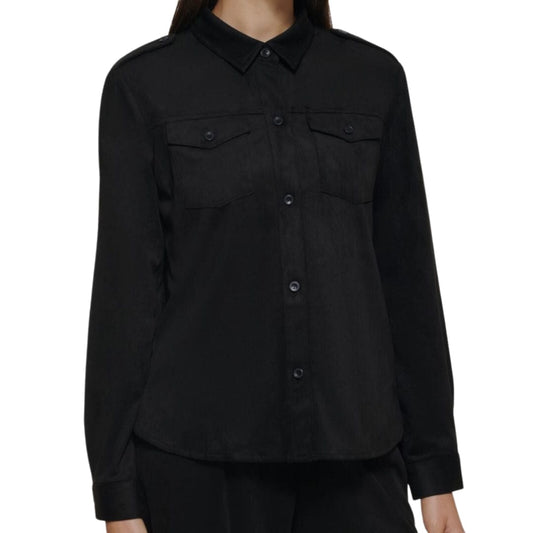 Calvin Klein Women's Button-Down Shirt - Macy's