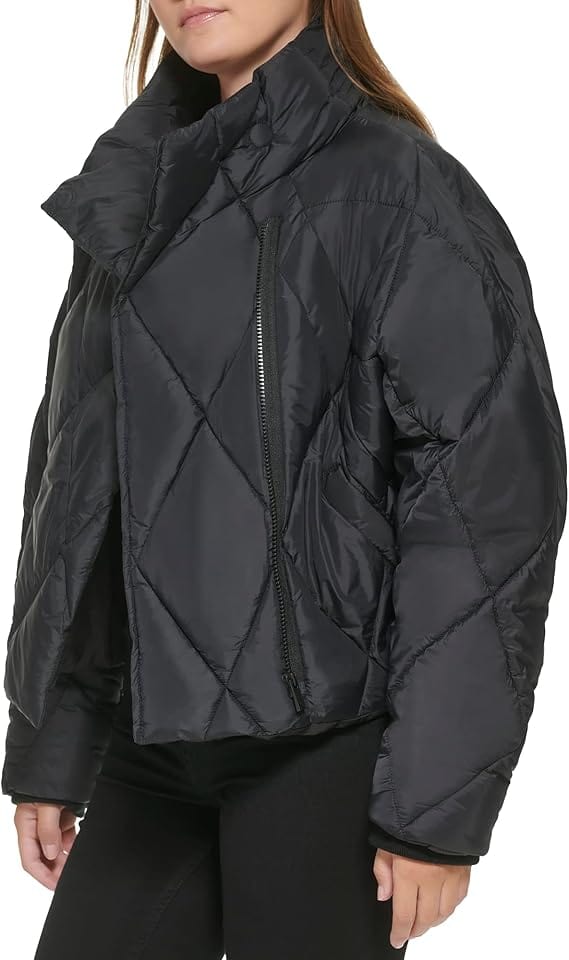 CALVIN KLEIN Womens Jackets CALVIN KLEIN - Zip-Front Puff Jacket