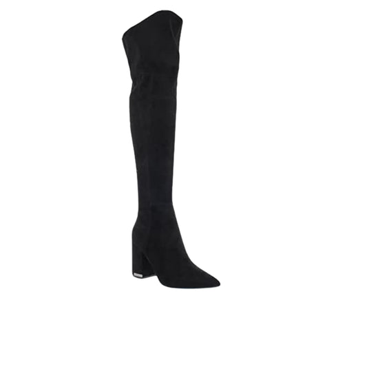 CALVIN KLEIN Womens Shoes 39 / Black CALVIN KLEIN - Marriet Over the Knee High Heel Boots