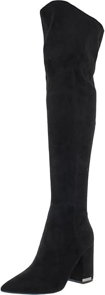 CALVIN KLEIN Womens Shoes 39 / Black CALVIN KLEIN - Marriet Over the Knee High Heel Boots