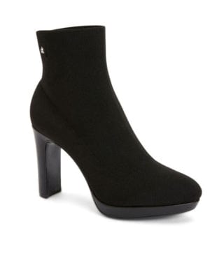 CALVIN KLEIN Womens Shoes 37.5 / Black CALVIN KLEIN - Patrisha Platform Bootie