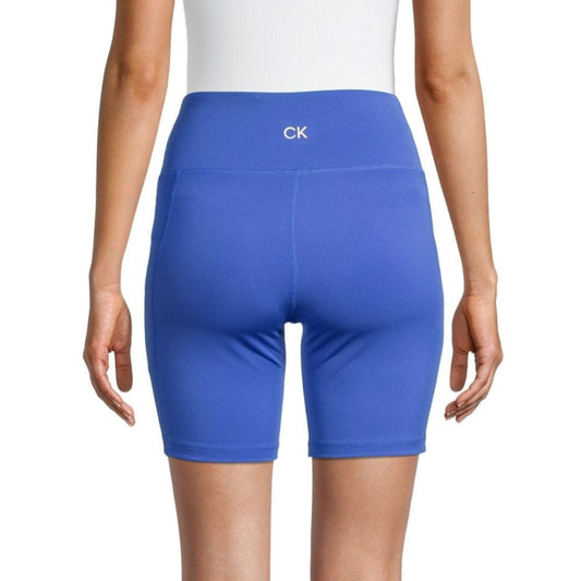 CALVIN KLEIN Womens sports S / Blue CALVIN KLEIN - Logo Biker Shorts