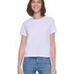 CALVIN KLEIN Womens Tops XL / White CALVIN KLEIN -  Crewneck Cotton T-Shirt