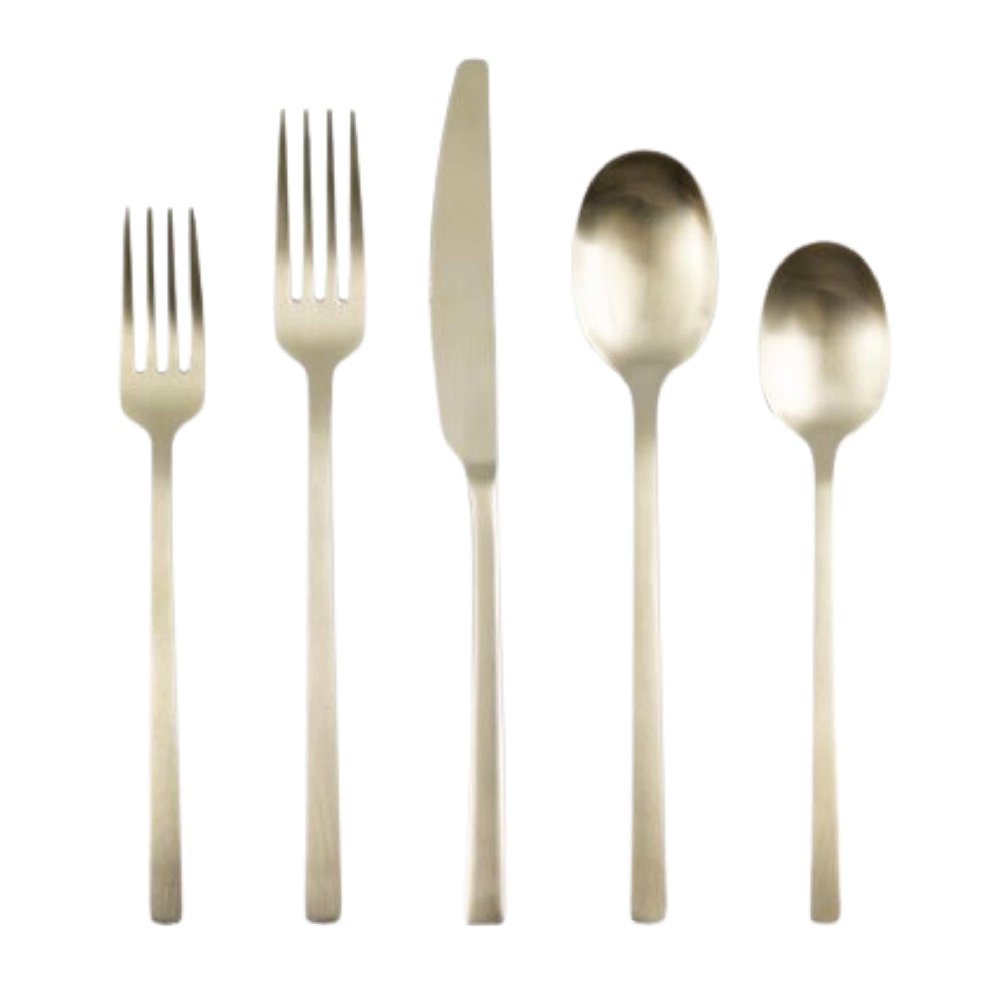 CAMBRIDGE Kitchenware Gold CAMBRIDGE - Champagne Satin 20-Piece Flatware Set