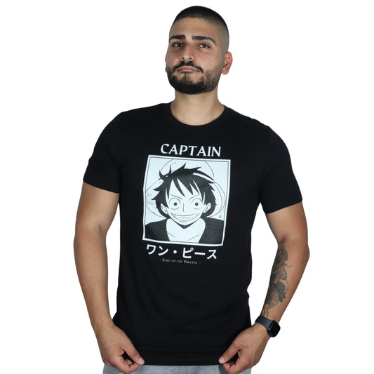 CANVAS Mens Tops L / Black CANVAS - Captain Printed T-shirt