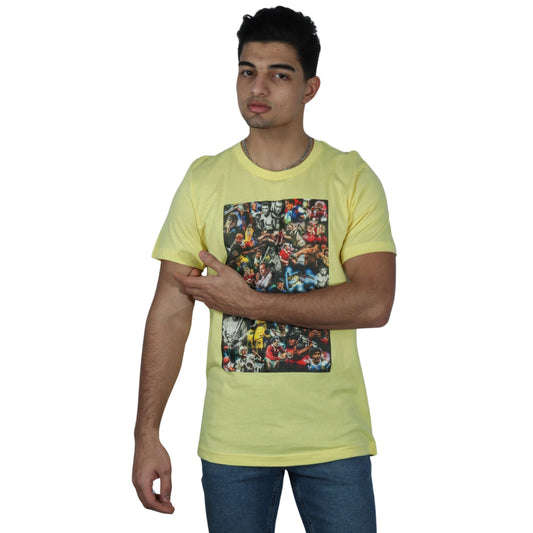 CANVAS Mens Tops M / Yellow CANVAS - Front Printed T-Shirt