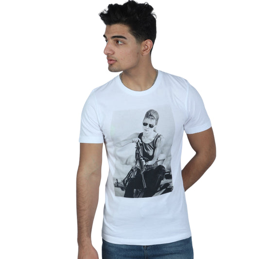 CANVAS Mens Tops M / White CANVAS - Girl Printed T-shirt