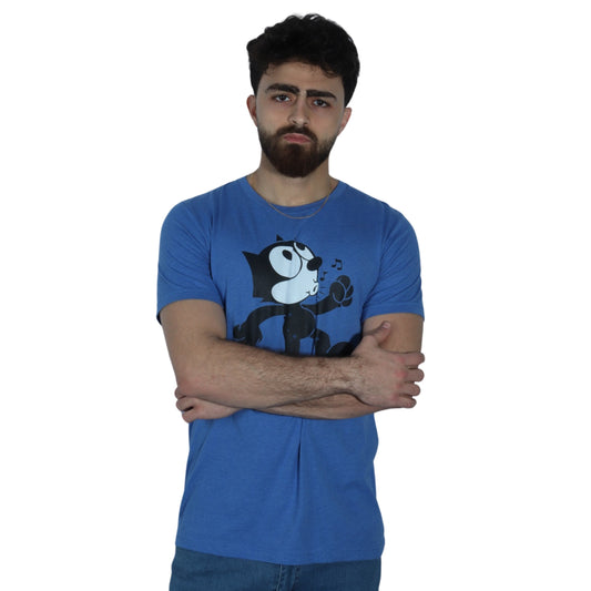 CANVAS Mens Tops L / Blue CANVAS - Printed Front T-shirt