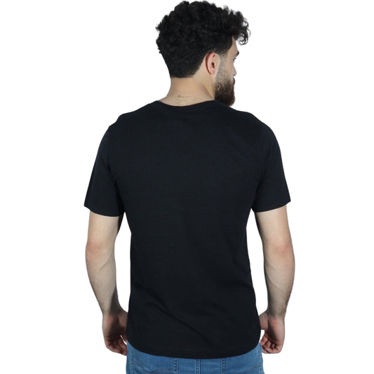 CANVAS Mens Tops L / Black CANVAS - Printed Front T-shirt Pull Over