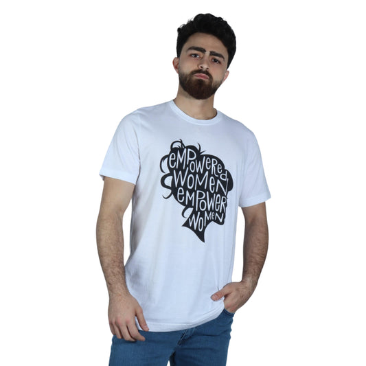 CANVAS Mens Tops L / White CANVAS - Printed T-Shirt