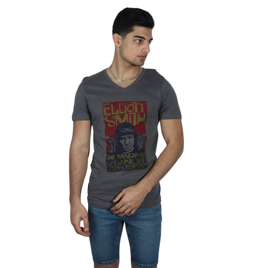 CANVAS Mens Tops S / Grey CANVAS - V Neck T-Shirt