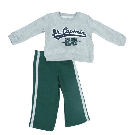 CARTER'S Baby Boy 18 Month / Multi-Color CARTER'S - 2 Piece sweatshirt pants set