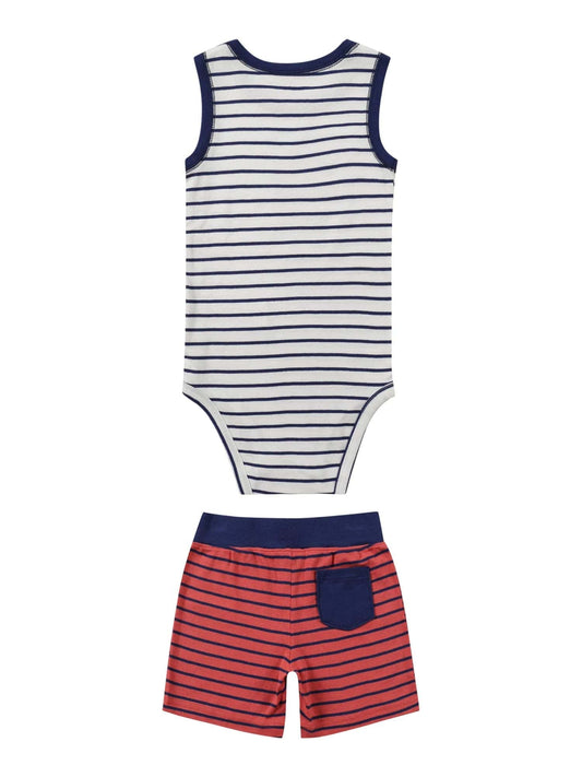 CARTER'S Baby Boy 6 Month / Multi-Color CARTER'S - Baby - 2-Piece Tank and Shorts Set