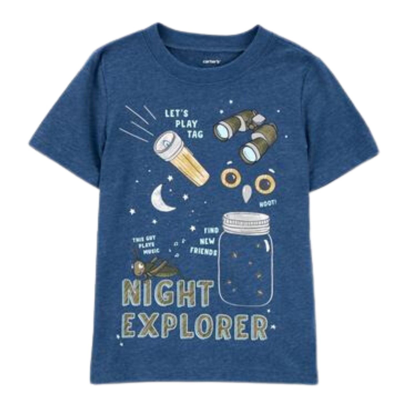 CARTER'S Baby Boy 2 Years / Blue CARTER'S - BABY -  Explorer-Graphic T-Shirt