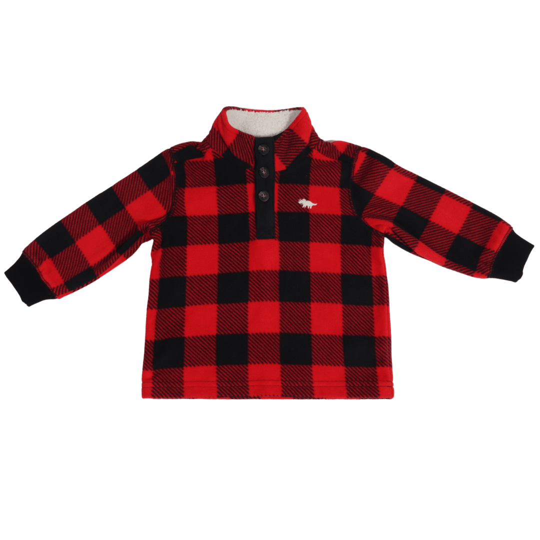 CARTER'S Baby Boy CARTER'S - Baby - Plaid Faux Fur Neckline