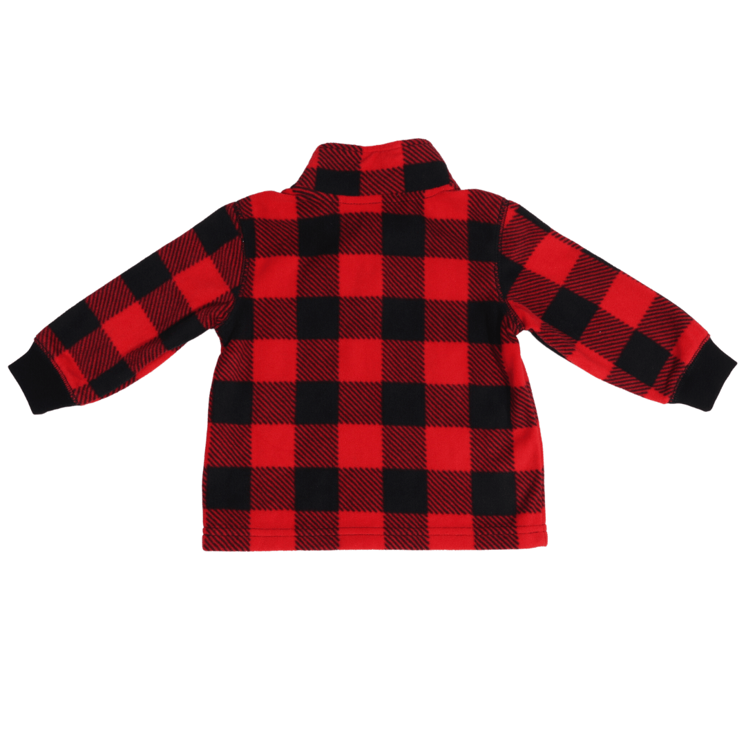 CARTER'S Baby Boy CARTER'S - Baby - Plaid Faux Fur Neckline