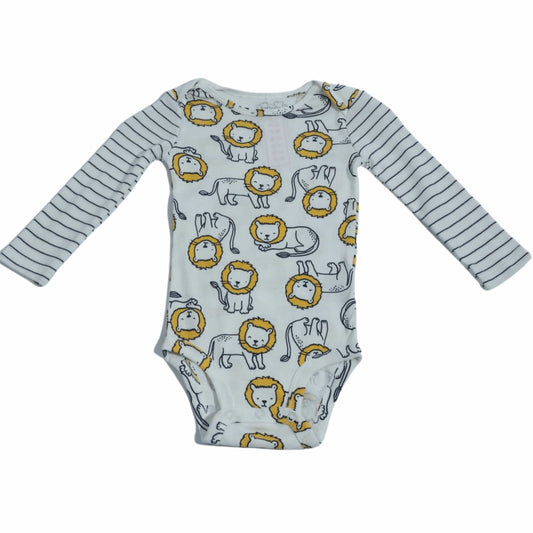 CARTER'S Baby Boy 18 Month / White CARTER'S - BABY - Printed All Over Bodysuit