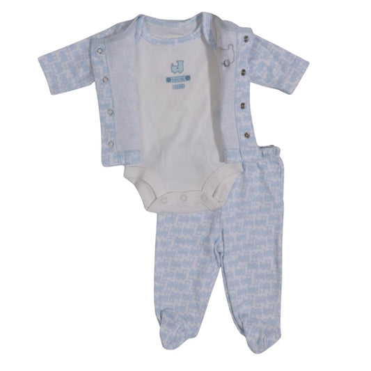 CARTER'S Baby Boy Preemie / Multi-Color CARTER'S - Baby - Train Printed 3 Pc Set