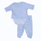 CARTER'S Baby Boy Preemie / Multi-Color CARTER'S - Baby - Train Printed 3 Pc Set