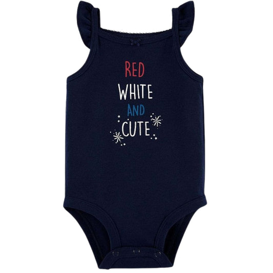 CARTER'S Baby Girl 9 Month / Navy CARTER'S - Baby - Cute 4th of July Bodysuit