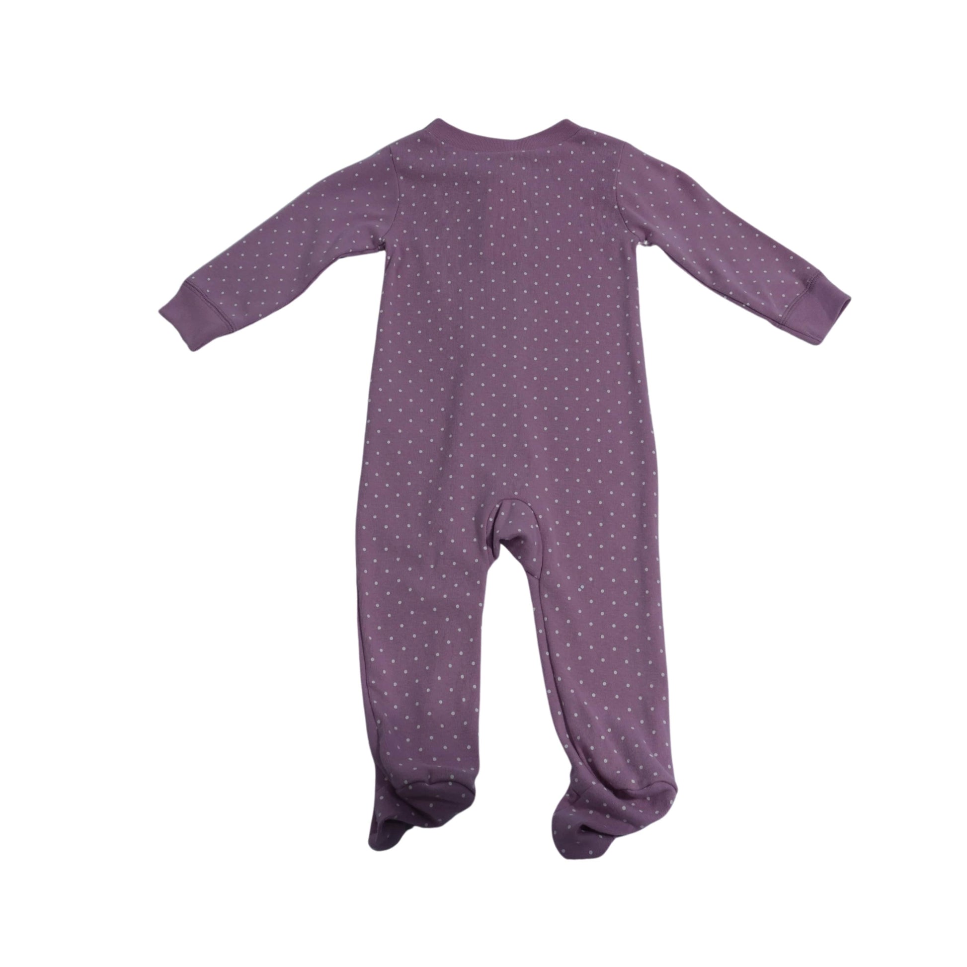 CARTER'S Baby Girl 9 Month / Purple CARTER'S - BABY - Fit Footed Cotton Overall