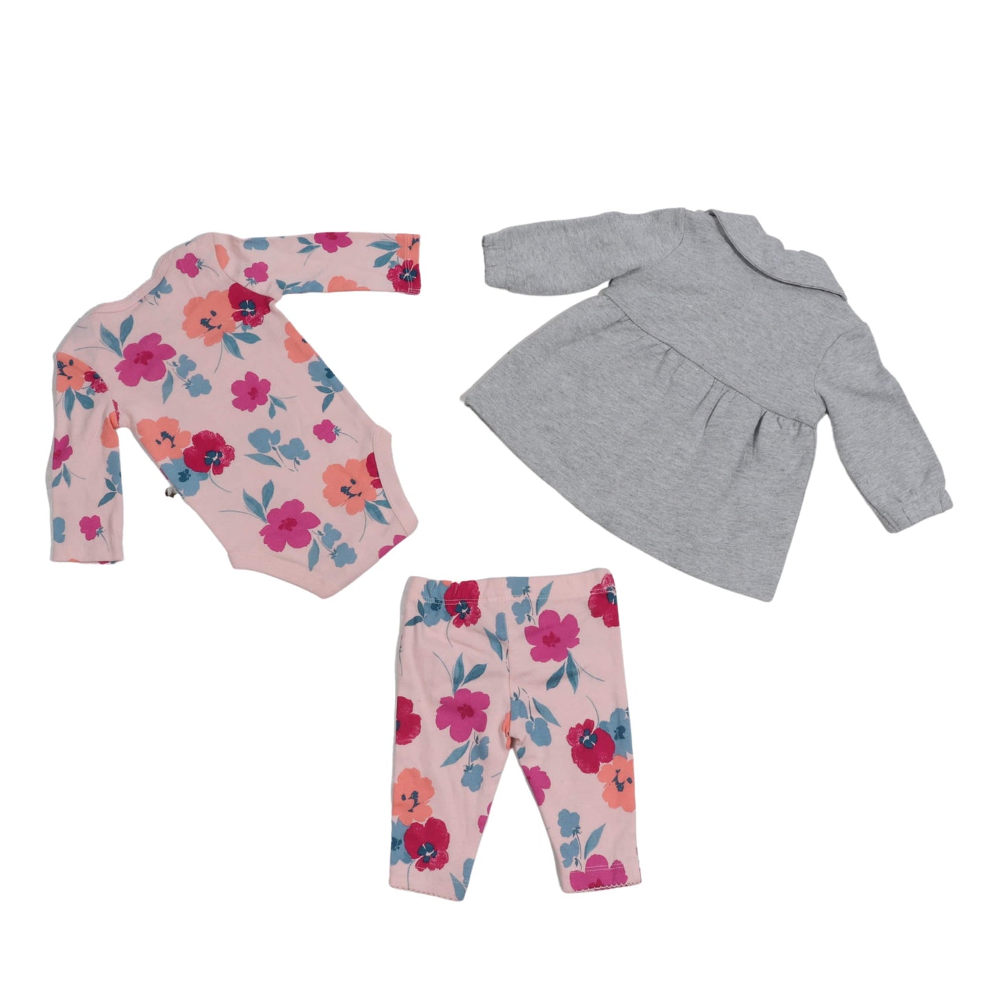 CARTER'S Baby Girl CARTER'S - Baby - Flowered Bodysuit 3 pcs