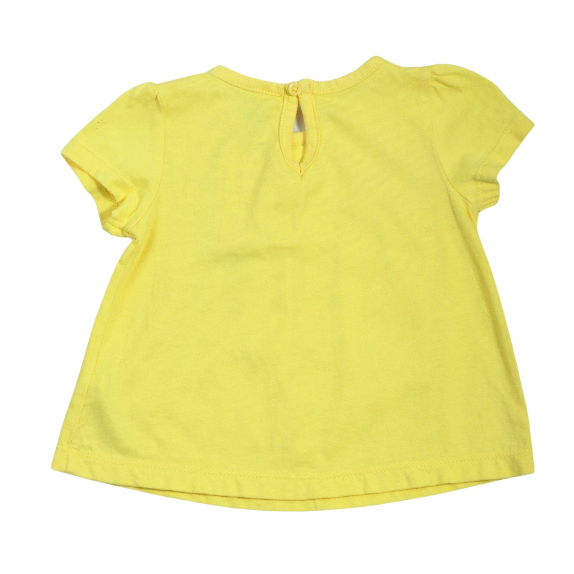 CARTER'S Baby Girl 12 Month / Yellow CARTER'S - Baby - Front Floral Lace Detail Top