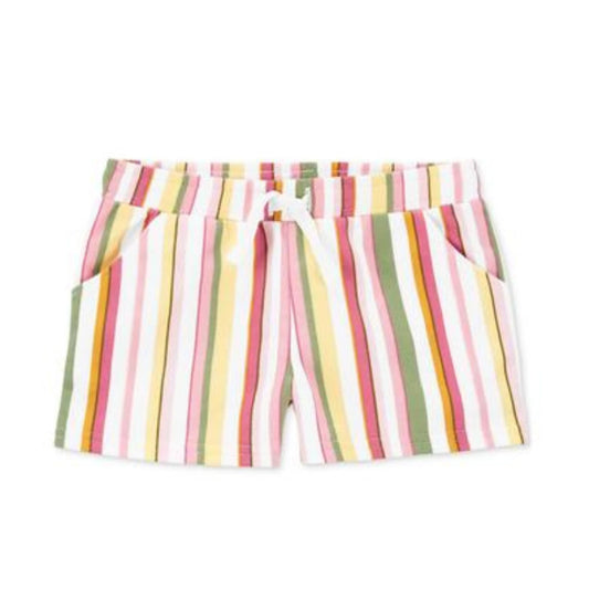 CARTER'S Baby Girl 2 Years / Multi-Color CARTER'S - Baby - Striped Pull-on French Terry Shorts