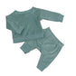 CAT & JACK Baby Girl New Born / Green CAT & JACK - Baby - 2pc Fleece Top & Bottom Set