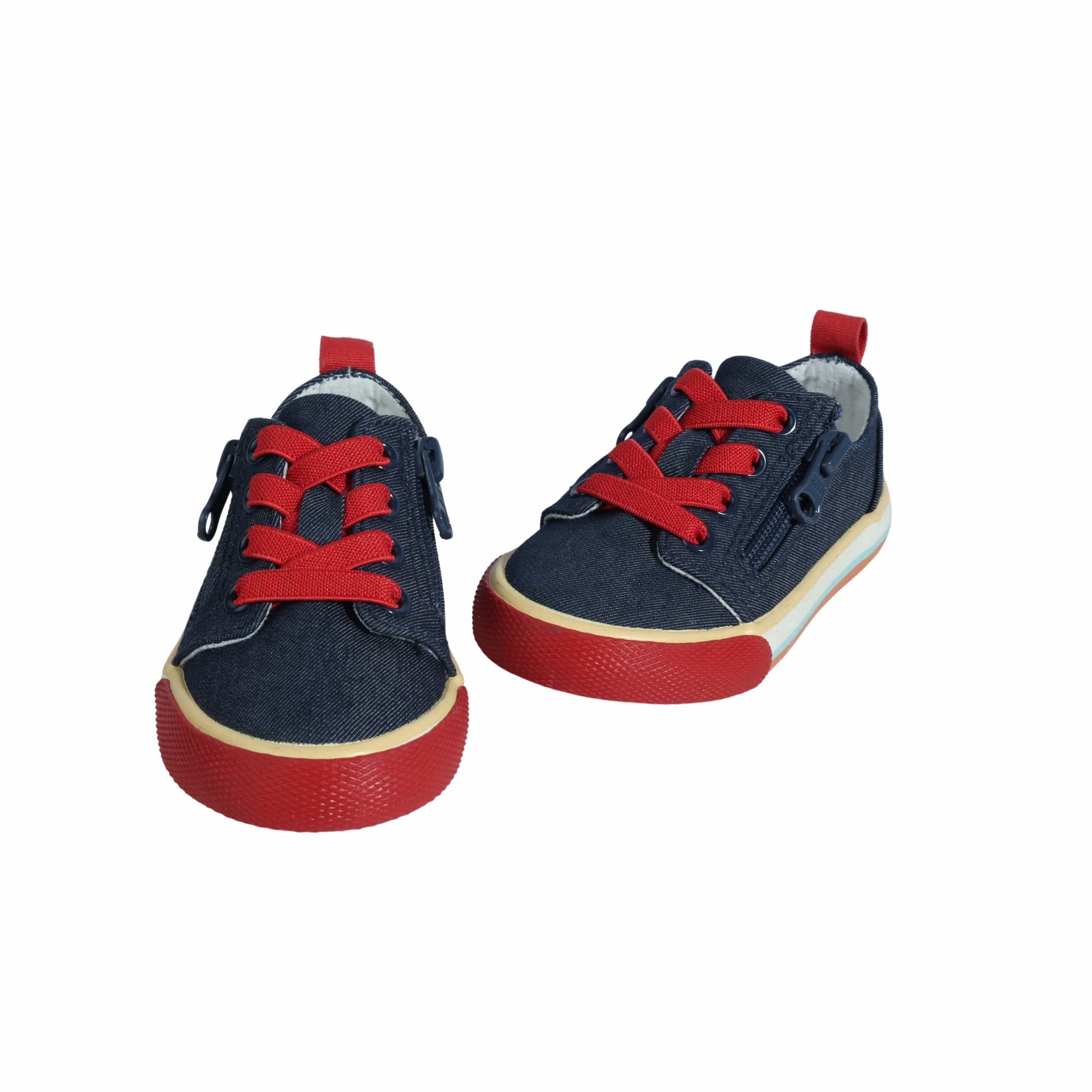 CAT & JACK Baby Shoes 22 / Navy CAT & JACK - Baby - Side Zipper Sneakers