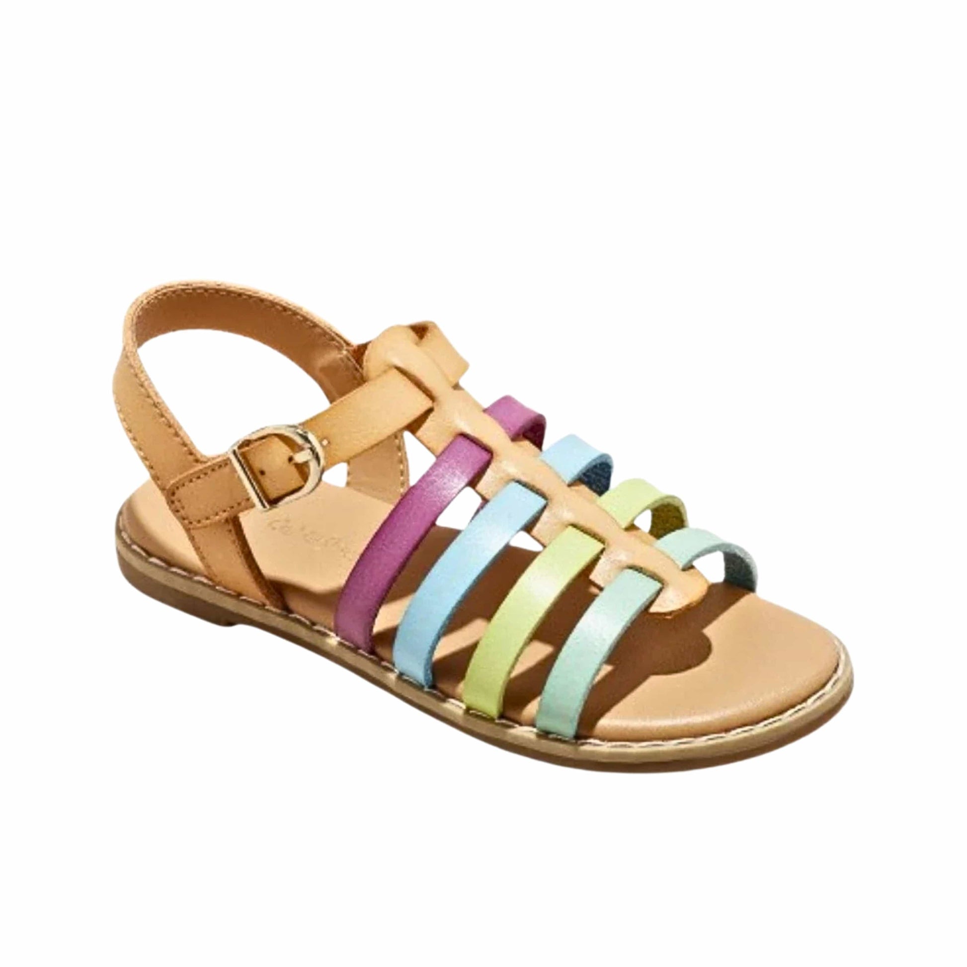 CAT & JACK Baby Shoes 23 / Multi-Color CAT & JACK - Multi strap color block sandals