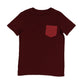 CAT & JACK Boys Tops S / Burgundy CAT & JACK - KIDS - One Pocket T-Shirt